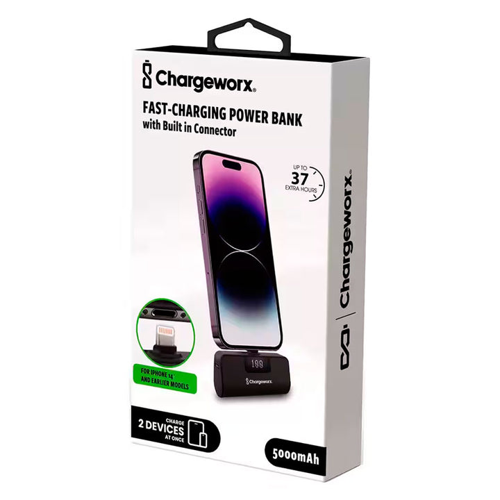 CHARGE WORX BATERIA DE RESPALDO DE 5000 MAH PARA LIGHTNING