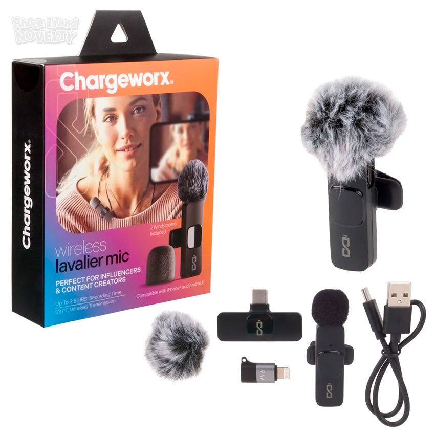 MICROFONO DE SOLAPA PARA CELULAR CHARGE-WORX