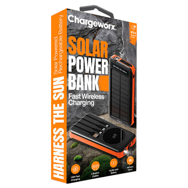BATERIA DE RESPALDO SOLAR CHARGE WORX 16000 MAH