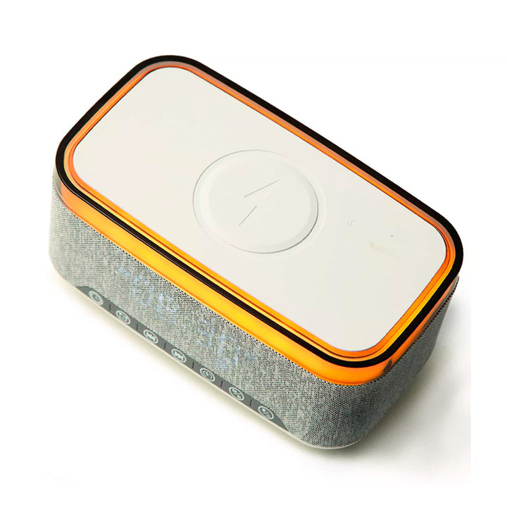 CHARGEWORX RELOJ DESPERTADOR DIGITAL CON CARGADOR WIRELESS Y ALTAVOZ BLUETOOTH