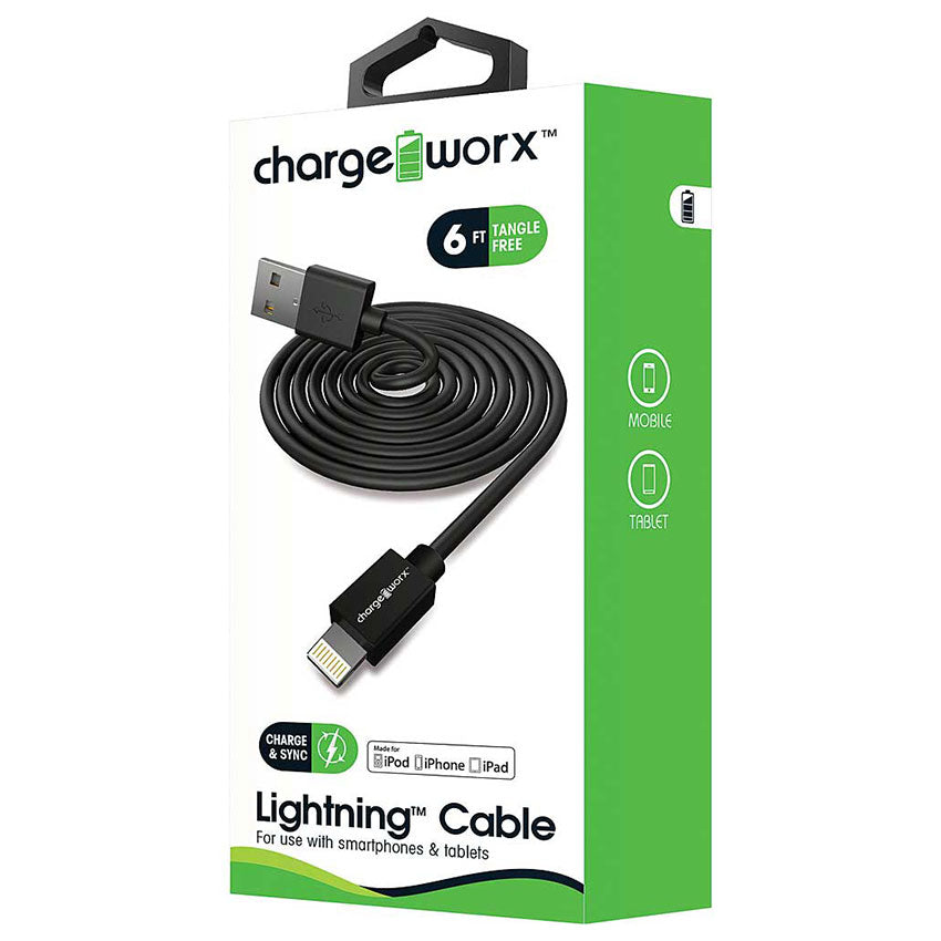 CHARGEWORX CABLE USB LIGHTNING