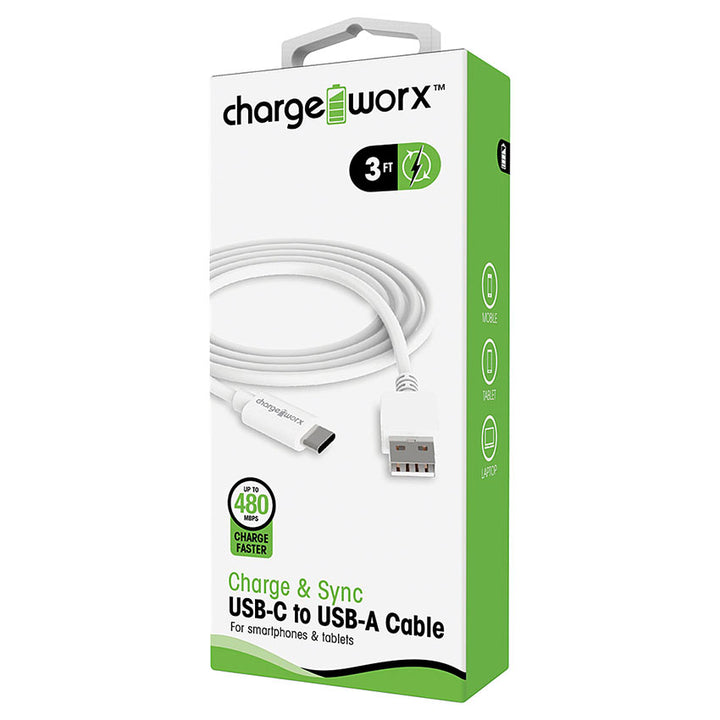 CHARGEWORX CABLE USB A MICRO USB