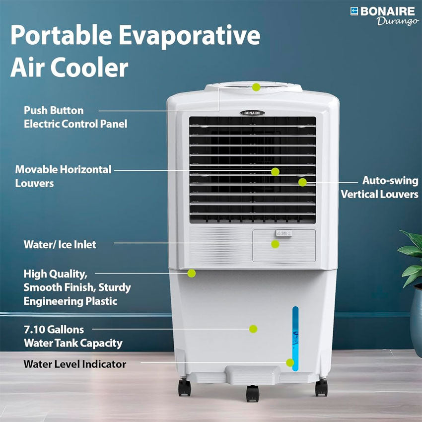 Symphony Enfriador de Aire 27l con Control Remoto y Oscilación Automática