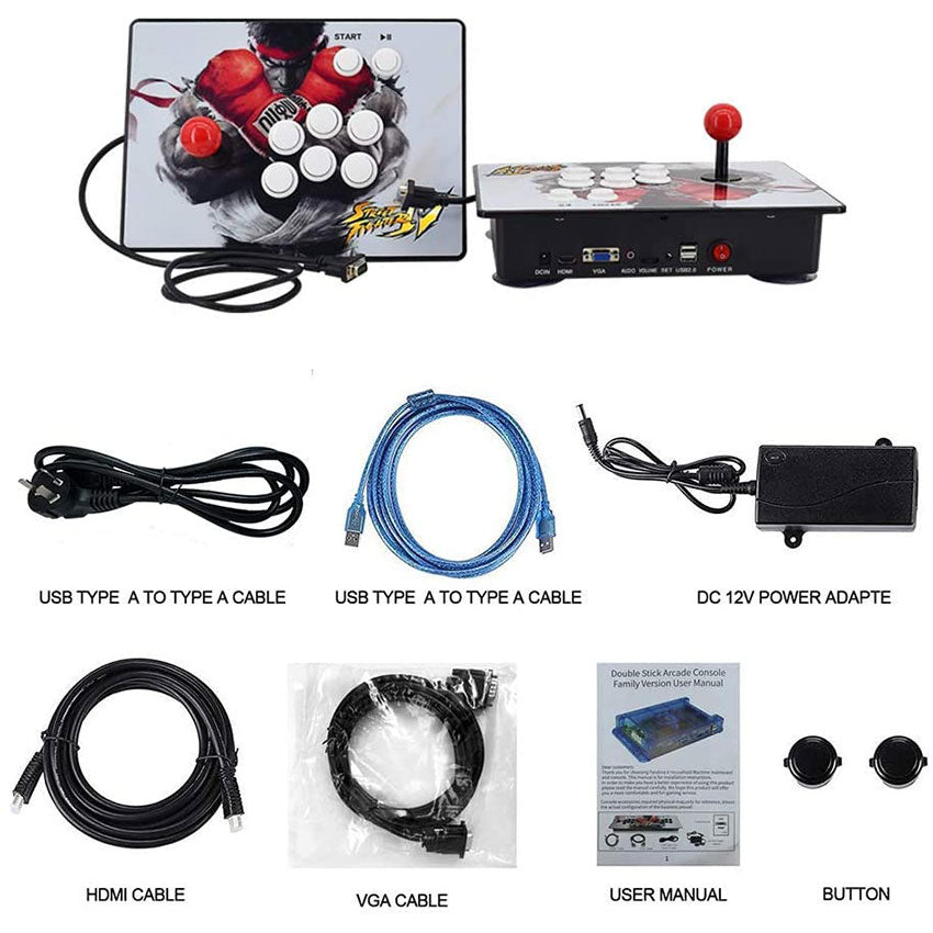 LINK BITS APARATO VIDEOJUEGO CONSOLA ARCADE CON 2668 VIDEOJUEGOS