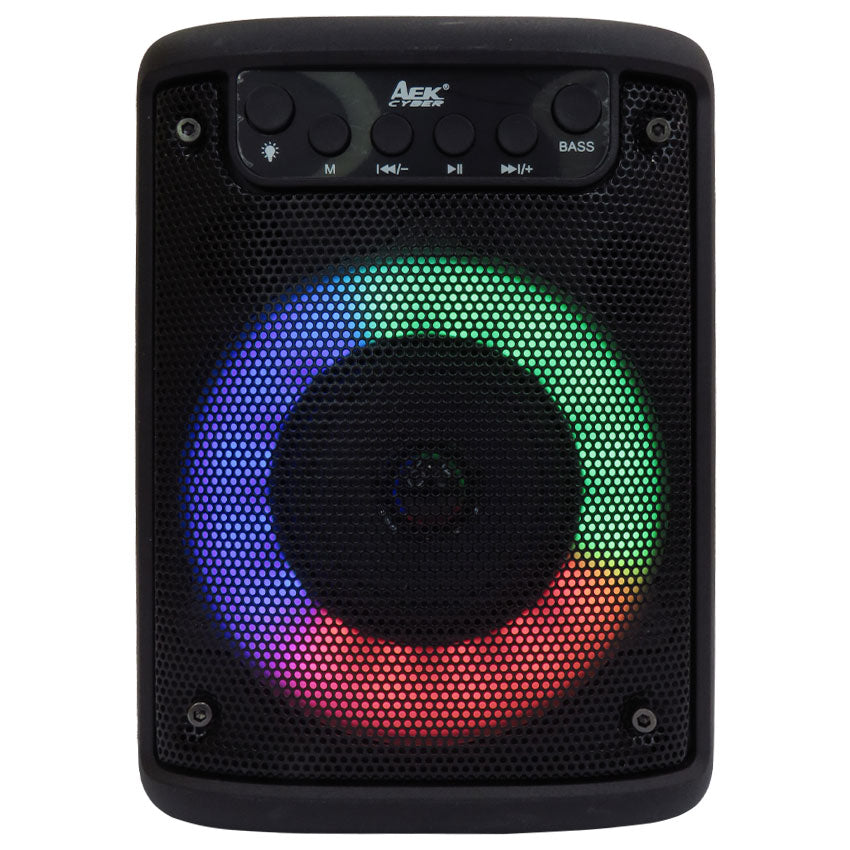 AEK S-10307 BOCINA BLUETOOTH PORTATIL 3" COLOR NEGRO