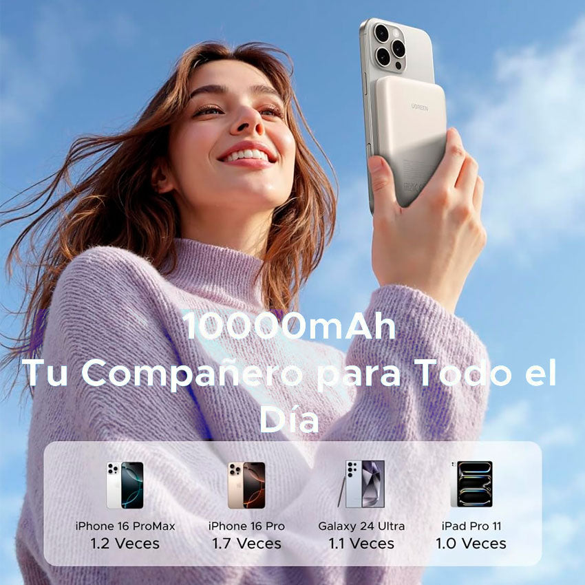 Bateria de Respaldo Magnetico Ugreen 10000 Mah 20w