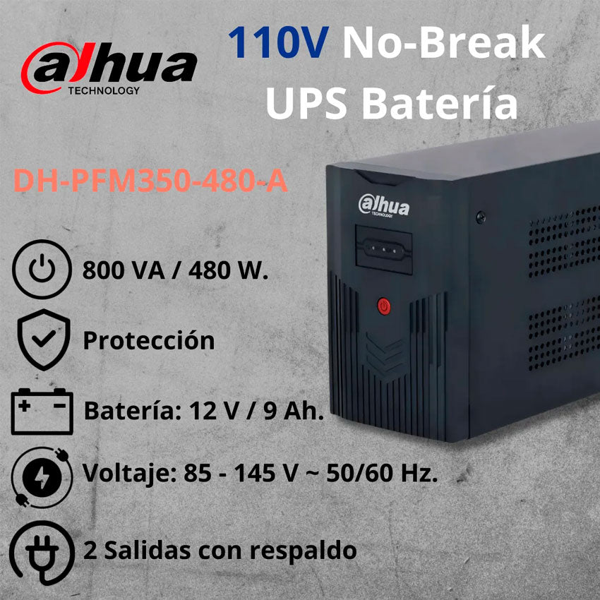 Dahua Bateria de Respaldo 800va ( No Break)