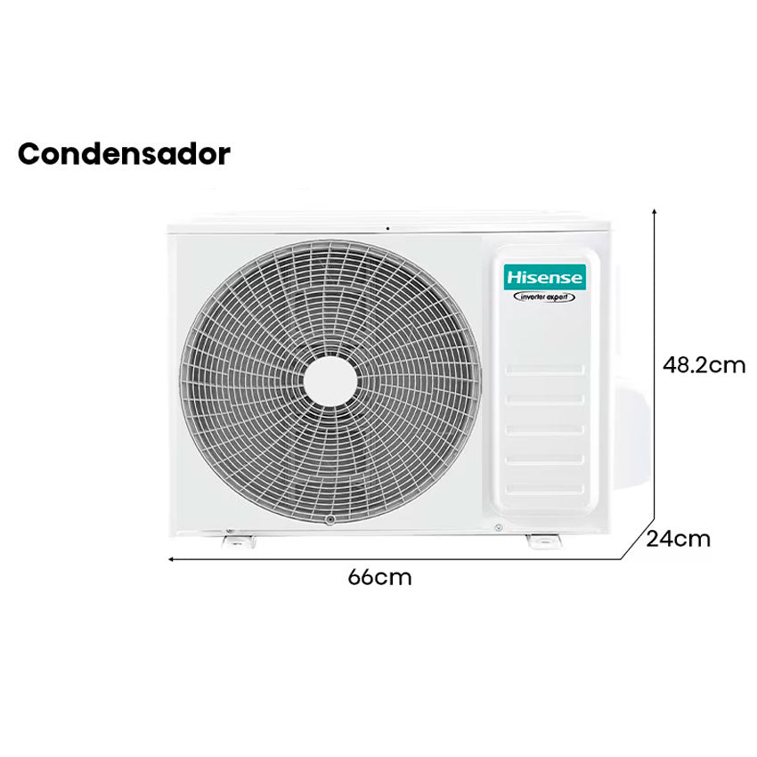 MINISPLIT INV HISENSE 1T 115V (AIRHSE400)