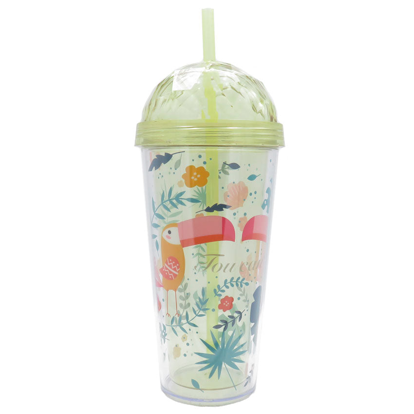 ANDY IMPORTS VASO CON DISEÑO TUCAN