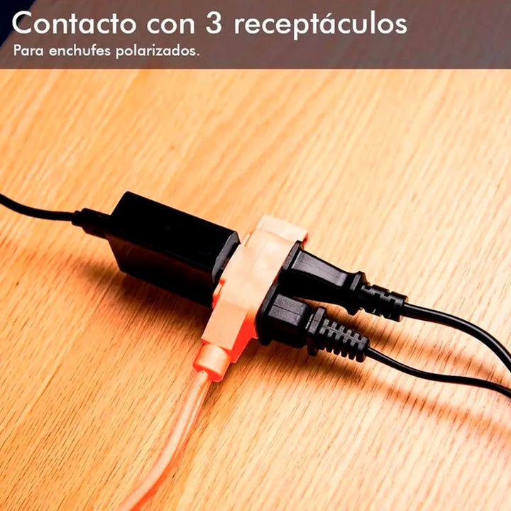 ANDY EXTENSION ELECTRICA ANDY 5 MTS NARANJA