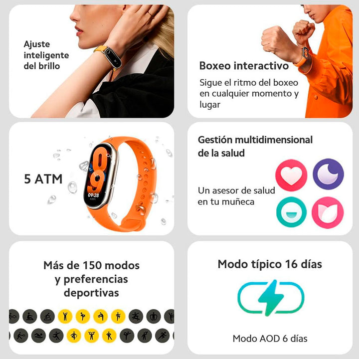 XIAOMI FITNESS BAND RELOJ INTELIGENTE UNISEX PRESION ARTERIAL IPX DEP