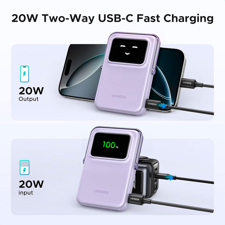 Bateria de Respaldo Magnetico Ugreen 10000 Mah 20w