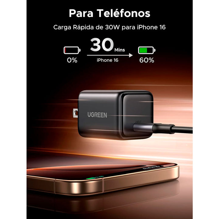 Adaptador Ac Usb Ugreen 30w