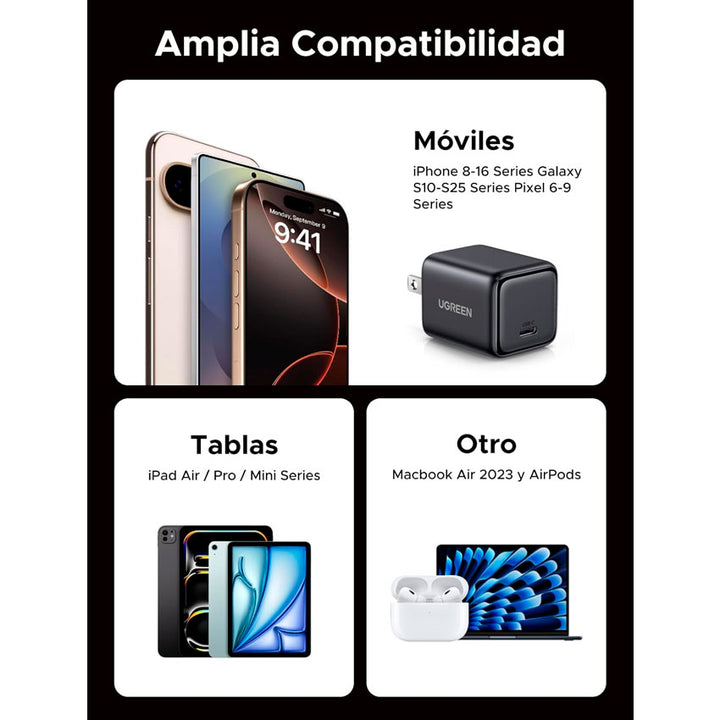 Adaptador Ac Usb Ugreen 30w