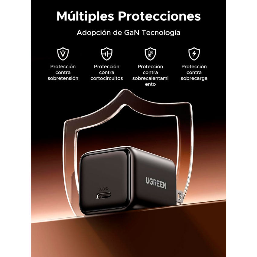 Adaptador Ac Usb Ugreen 30w