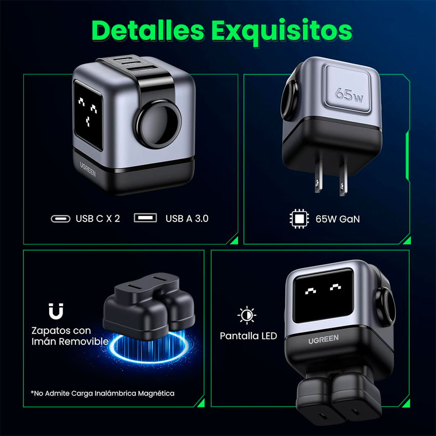 Adaptador Ac Usb Ugreen 65w