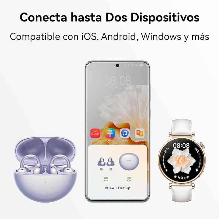 Audifonos True Wireless Huawei Freecllip Rosa
