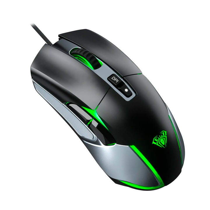 AULA MOUSE GAMER F816 RGB ERGONÓMICO