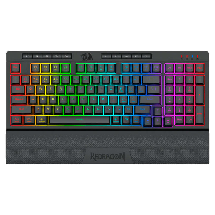 REDRAGON SHIVA K515 – TECLADO GAMER DE MEMBRANA CON RGB