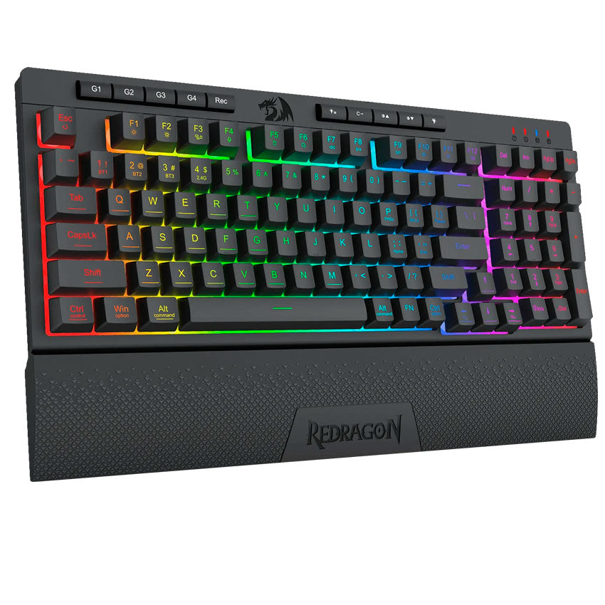 REDRAGON SHIVA K515 – TECLADO GAMER DE MEMBRANA CON RGB