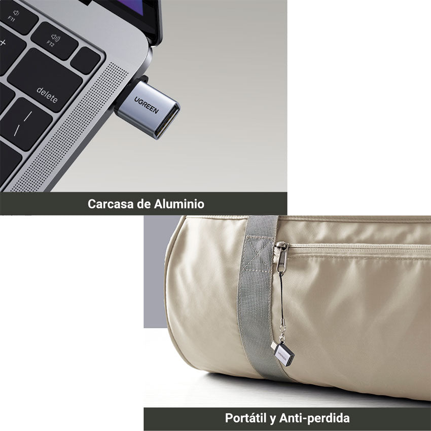 Ugreen Adaptador Otg Usb Tipo " C" a Usb Hembra