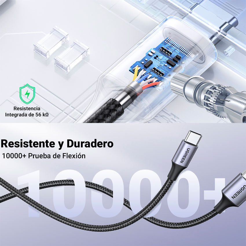 Ugreen Cable Usb a Usb Tipo " C" 18w
