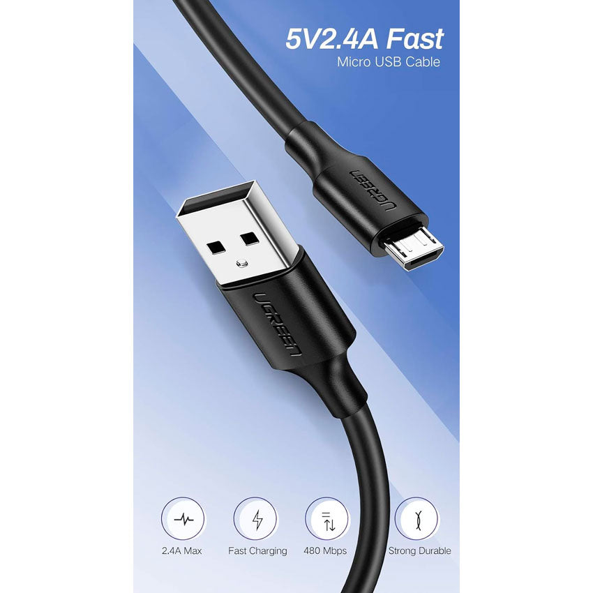 Ugreen Cable Usb a Usb Micro 18w 2mt