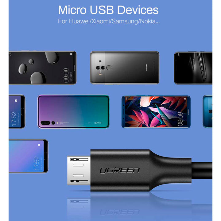 Ugreen Cable Usb a Usb Micro 18w 2mt