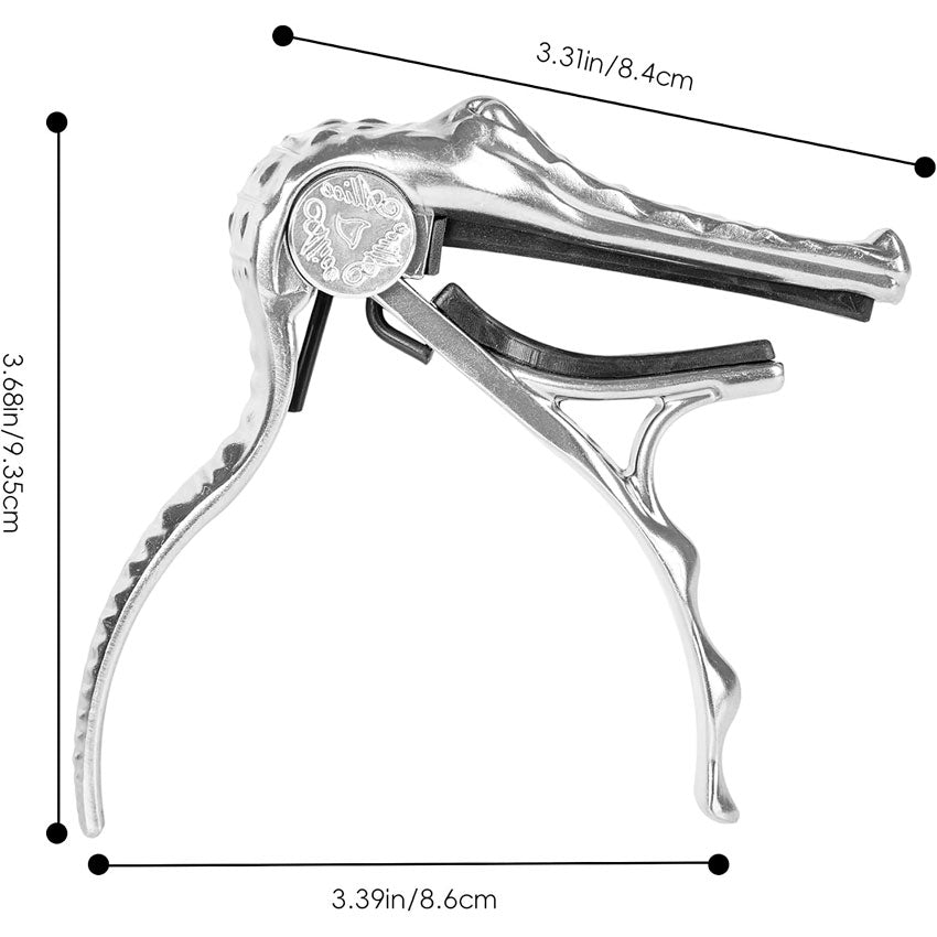 Capotraste de Presion Alice Crocodile Pearl Chrome ( A007g/pc-22)