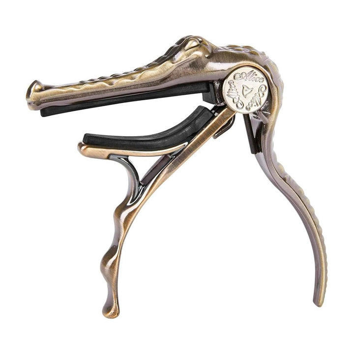 Capotraste de Presion Alice Cocodrilo Bronce