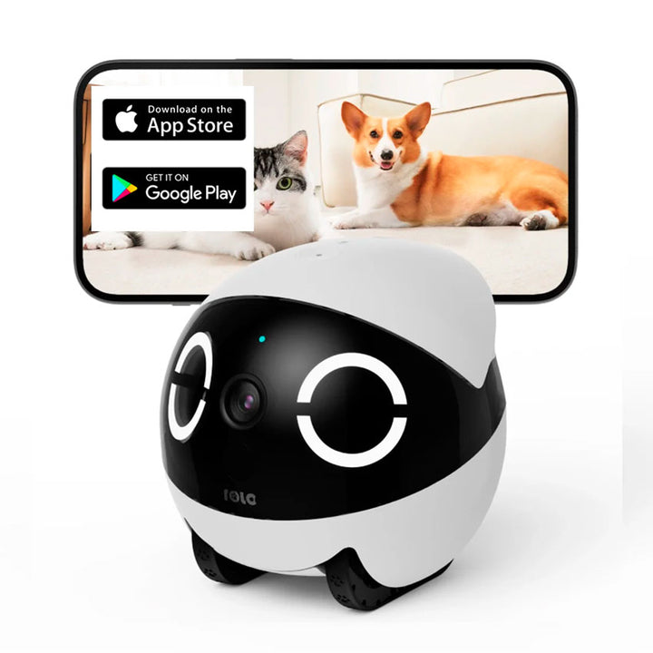 ENABOT CAMARA DE SEGURUDAD ROBOT INTELIGENTE PARA FAMILIA MASCOTAS