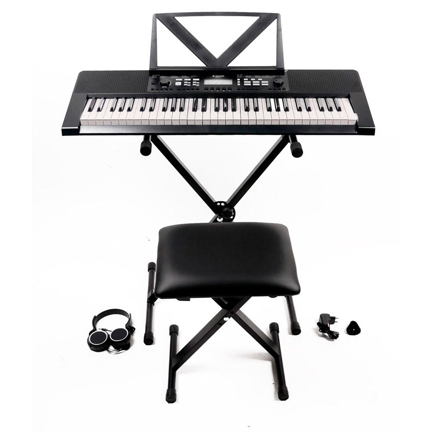 Teclado Musical 61 Teclas Donner ( Ec6724) Pack