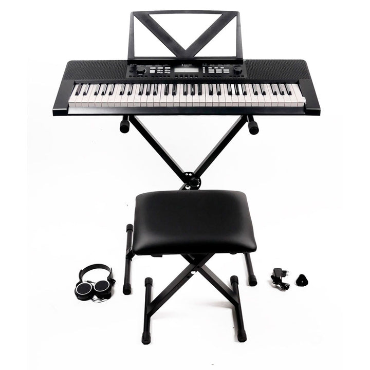 Teclado Musical 61 Teclas Donner ( Ec6724) Pack