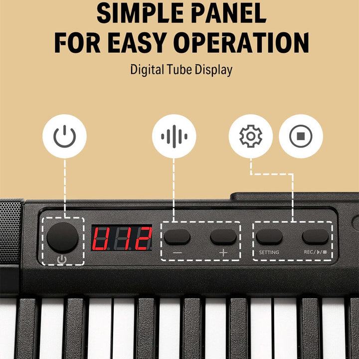 Donner Teclado Digital Portatil 88 Teclas Dep-1
