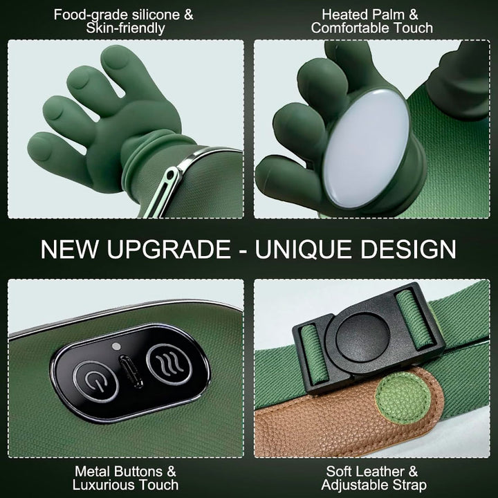 Masajeador Cuello y Hombros Diseño Manitas Verde