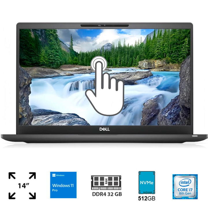 LAPTOP DELL 14" 32 GB RAM, 512 GB WIN 11 PRO