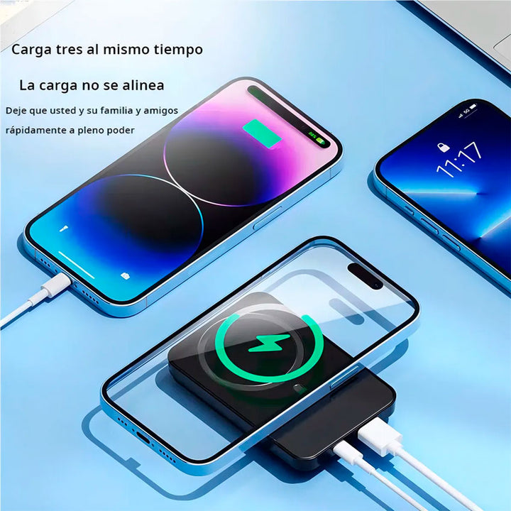 Importamex Bateria de Respaldo 5000 Mah Carga Rápida e Inalámbrica ( Cs-6000)