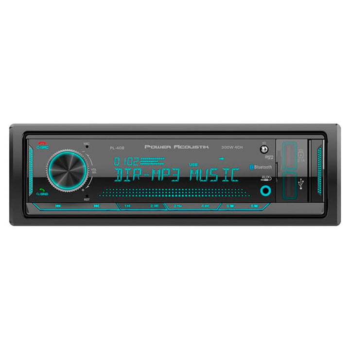 POWER ACOUSTIK AUTO STEREO BLUETOOTH PL-40B – 1 DIN CON PUERTOS USB DUAL