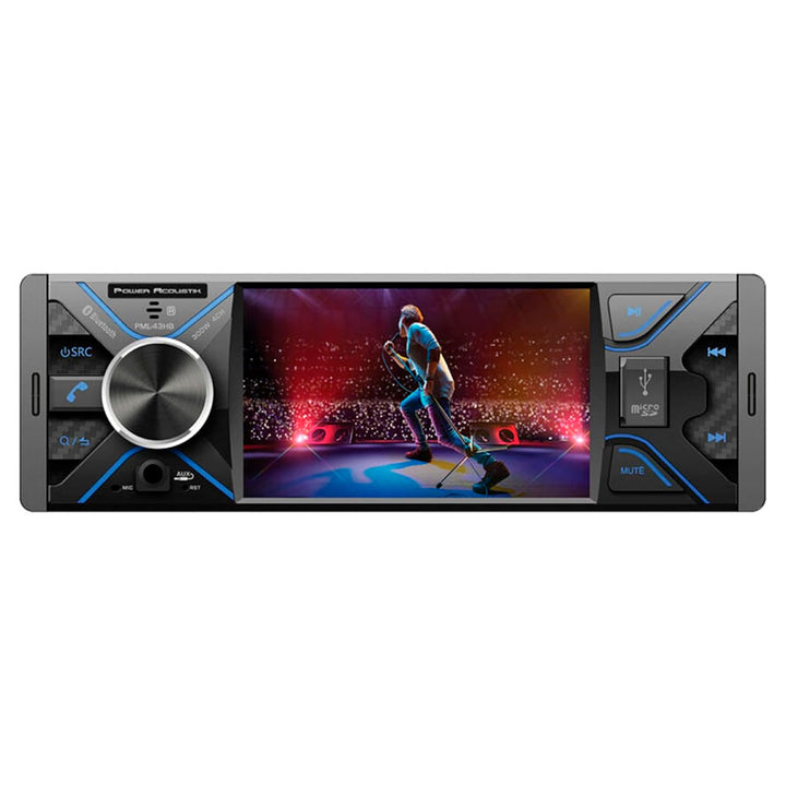 POWER ACOUSTIK AUTO STEREO BLUETOOTH ML-43HB – PANTALLA 4.3" CON CONTROL REMOTO