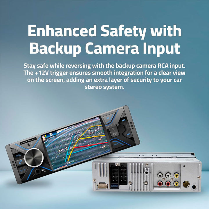 POWER ACOUSTIK AUTO STEREO BLUETOOTH ML-43HB – PANTALLA 4.3" CON CONTROL REMOTO