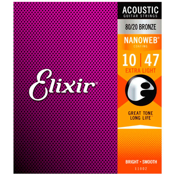 ELIXIR ENCORDADURA PARA GUITARRA ACÚSTICA BRONCE EXTRA LIGHT