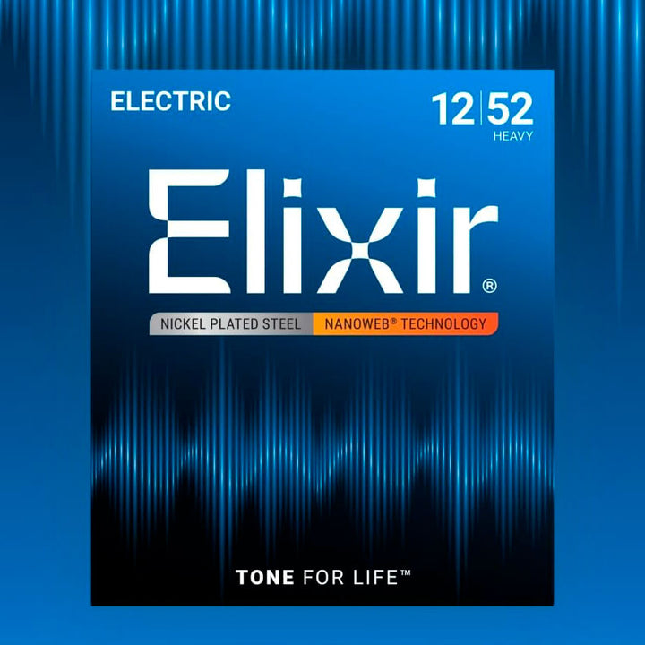 Encordadura Guitarra Elec. Elixir Acero Heavy Nanoweb