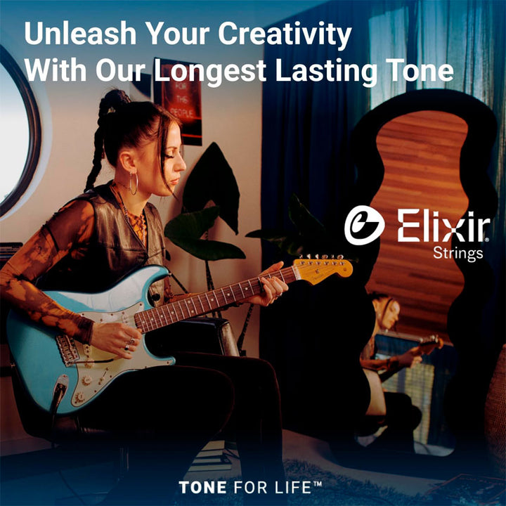 Encordadura Guitarra Elec. Elixir Acero Heavy Nanoweb