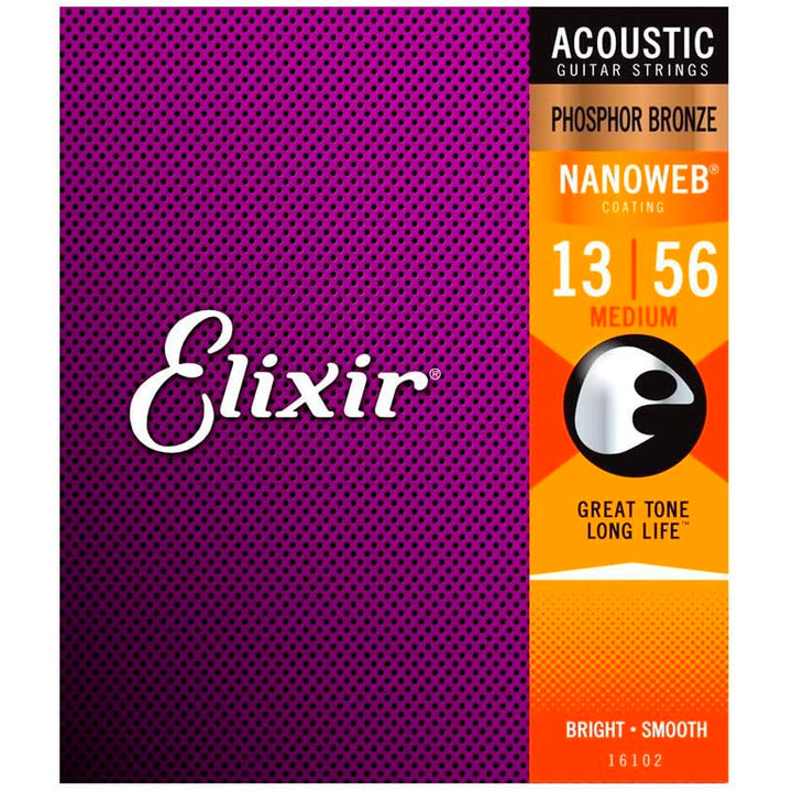 ENCORDADURA GUITARRA ACUSTICA NANOWEB ELIXIR