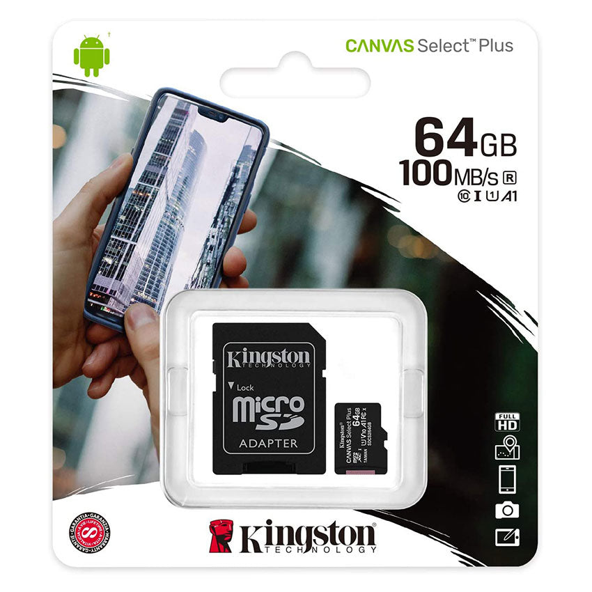 KINGSTON MEMORIA MICRO SD 64GB SDCS2/64GB