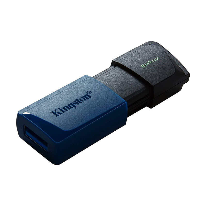 KINGSTON MEMORIA USB 64GB DATATRAVELER EXODIA 3.2 NEGR/AZUL