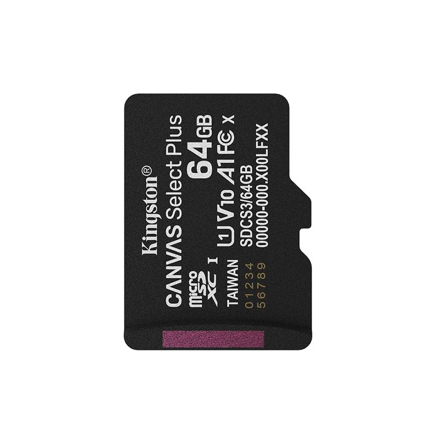 Kingston Memoria Micro Sd 64gb Canvas Select Plus Ge3 Clase 10