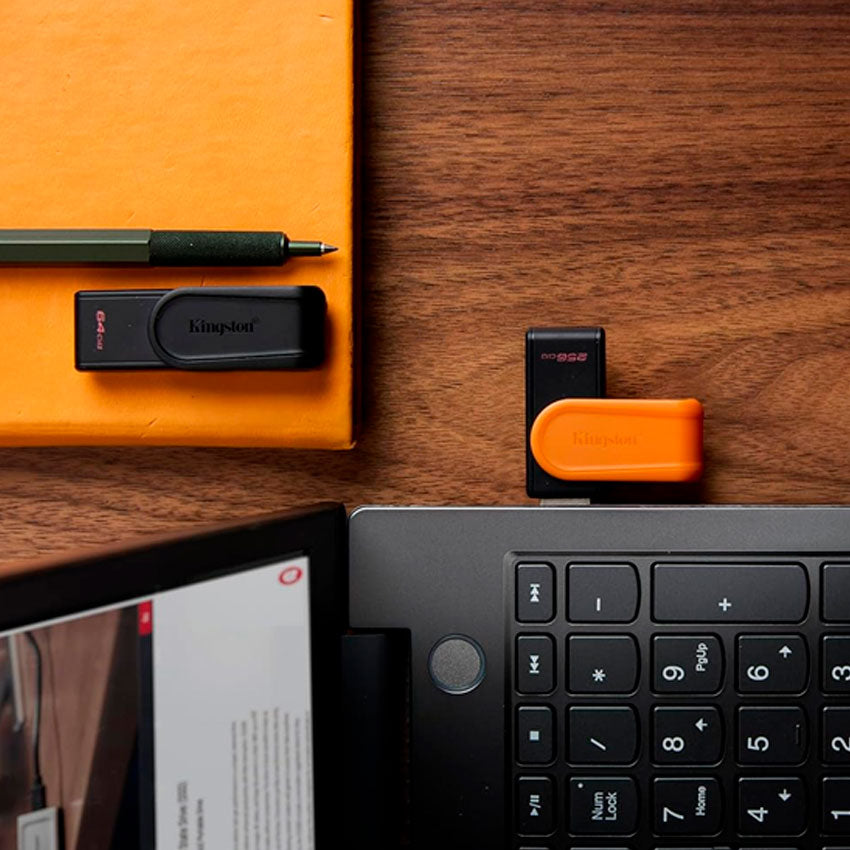 Memoria Usb 256gb Kingston Datatraveler Exodia 3.2 Naranja