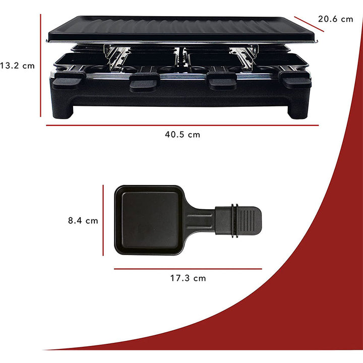 RCA PARRILLA RACLETTE ANTIADHERENTE ELECTRICA RC-47