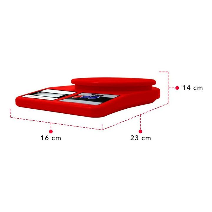 RCA BASCULA DIGITAL DE COCINA ROJA